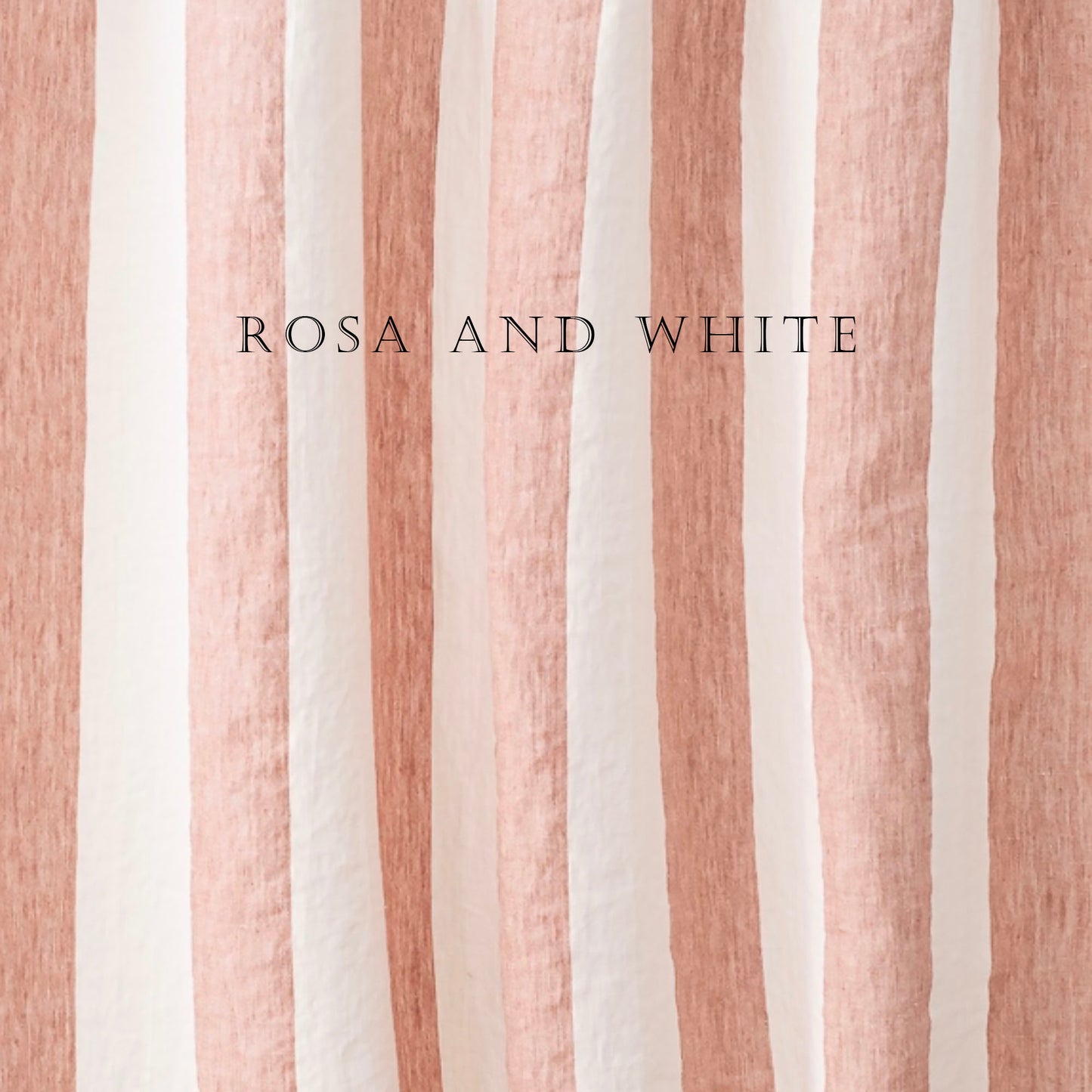 Striped fabric with rosa and white colors