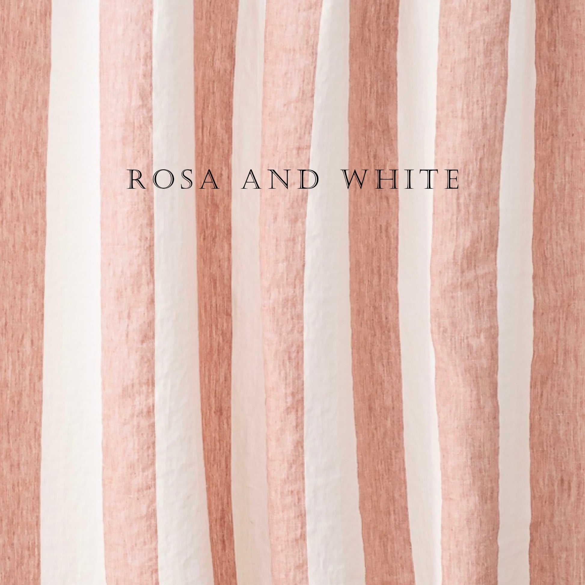 Striped fabric with rosa and white colors