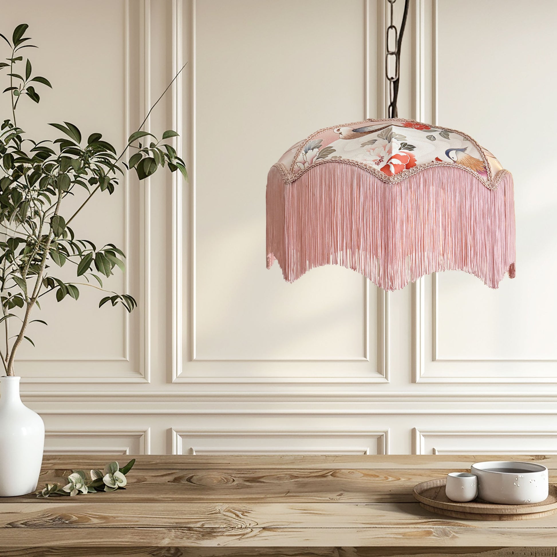 Japanese Silk Lampshade. The House of Soft Light
