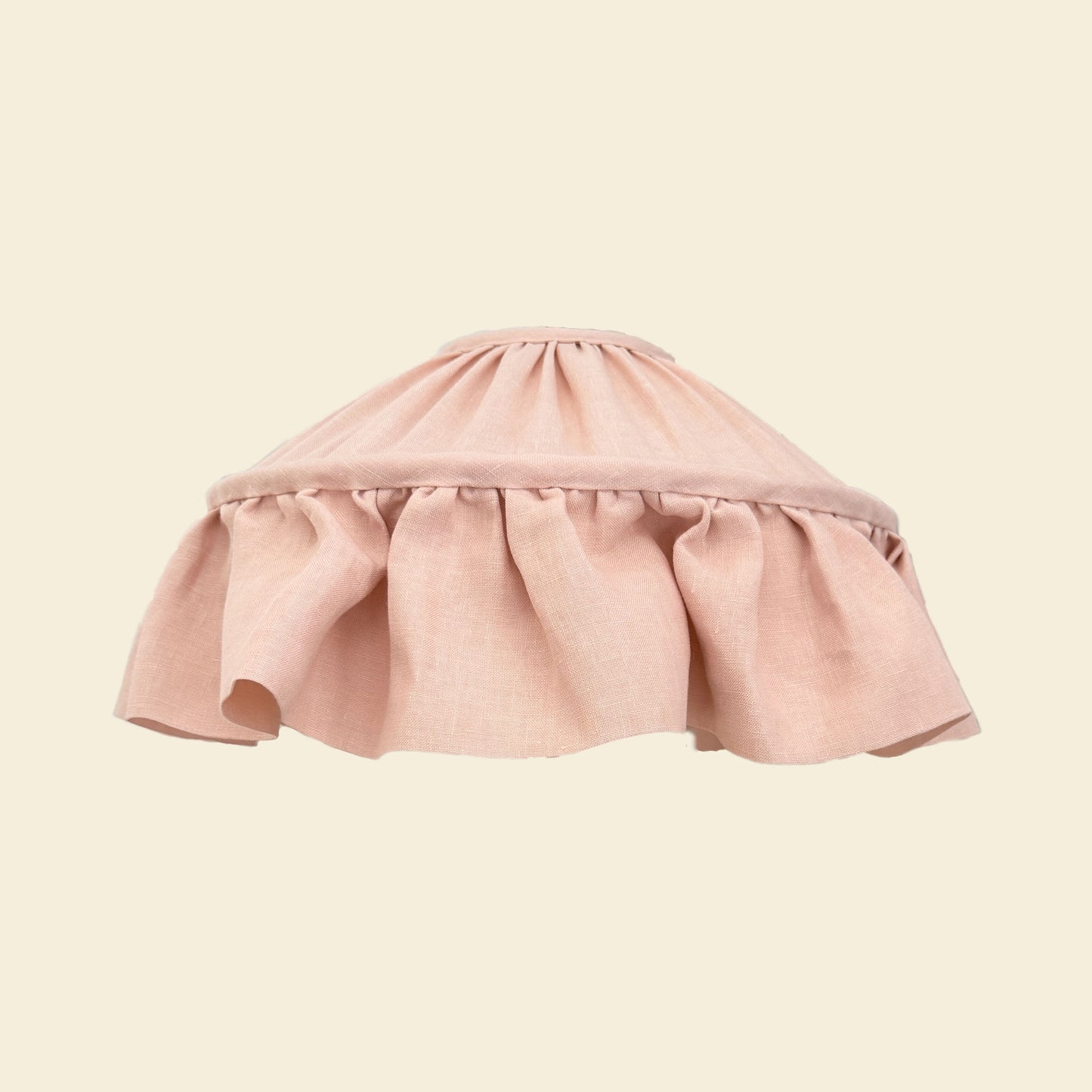 Ruffle Linen Skirt Lampshade