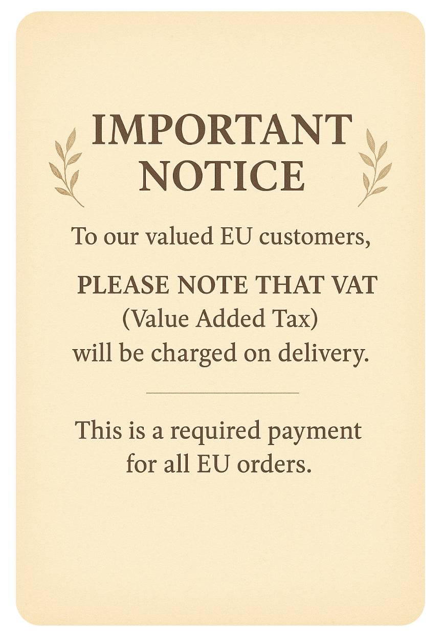 Rules for customs taxes collected on EU customers for shipping from UK   to EU | Maria Marabella Shades