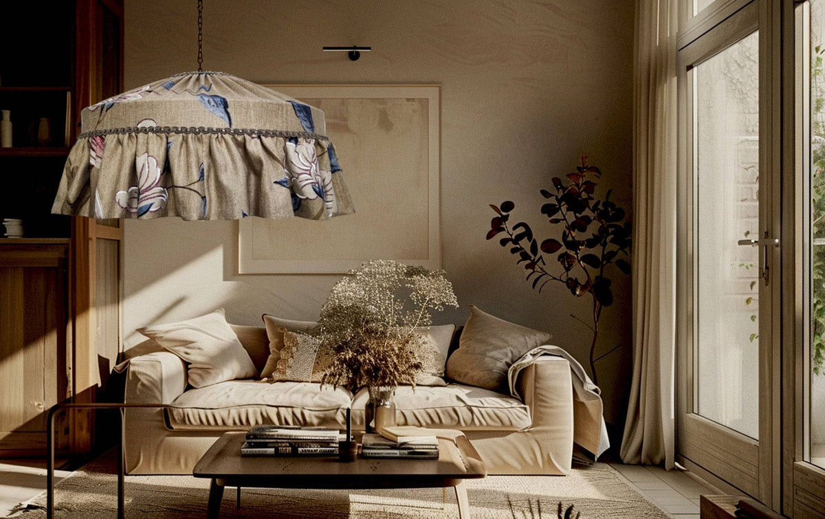 Zoffany raw silk lampshade with ruffles by Maria Marabella Shades ...